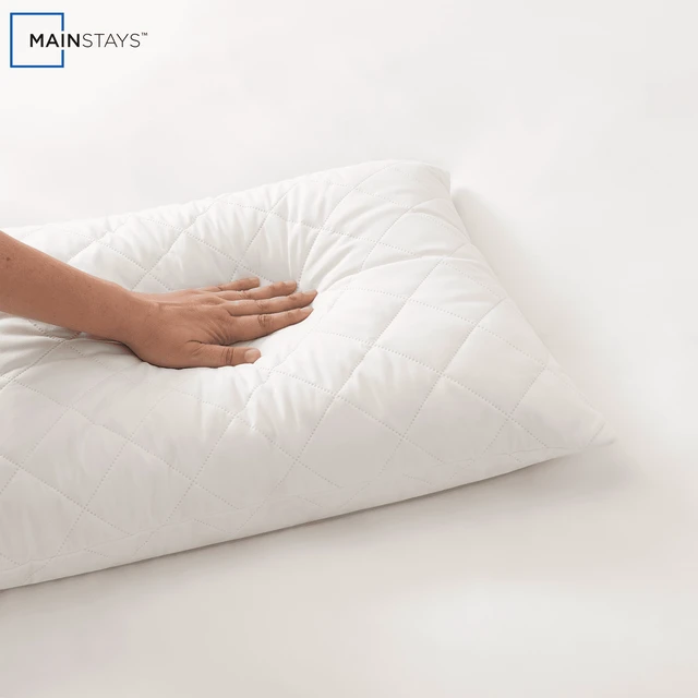 Alt view image 6 of 6 - Mainstays Memory Foam Cluster Bed Pillow, Standard/Queen