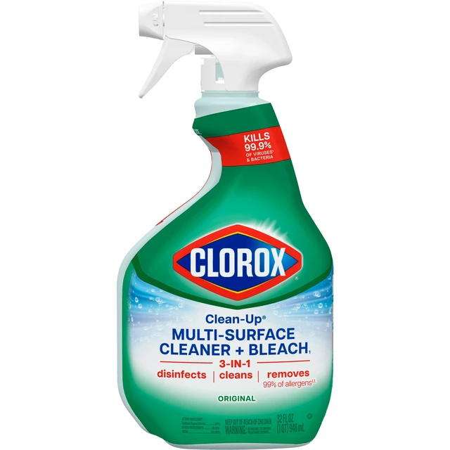 Alt view image 3 of 5 - Clorox Clean-Up Multi-Surface All Purpose Cleaner with Bleach, Original, 32Fl Oz