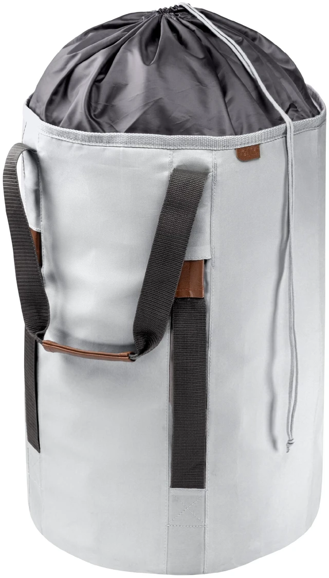 Main image of CleverMade Laundry Duffel Luxe - Stone Gray / Shadow Gray