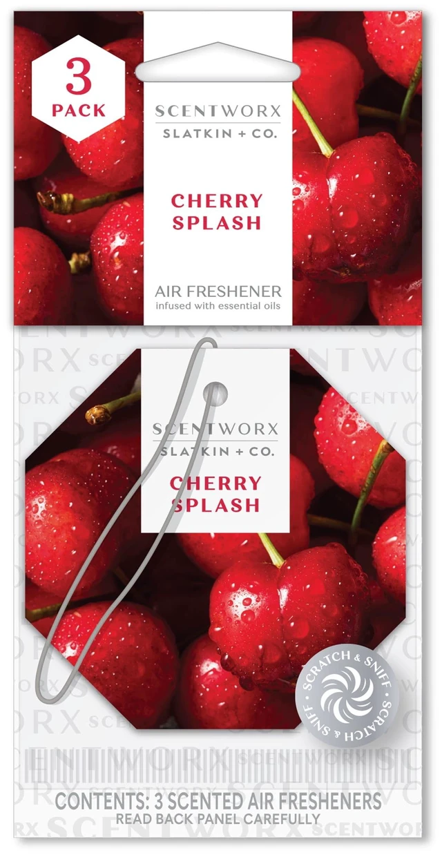 Main image of Scentworx Cherry Splash Hang Tag, 3 Pack