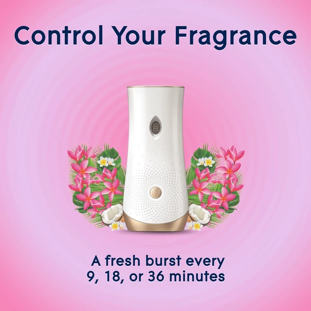 Alt view image 2 of 5 - Glade Automatic Spray Refills 6.2oz 2 Count, Exotic Tropical Blossoms, Infused with Essential Oils
