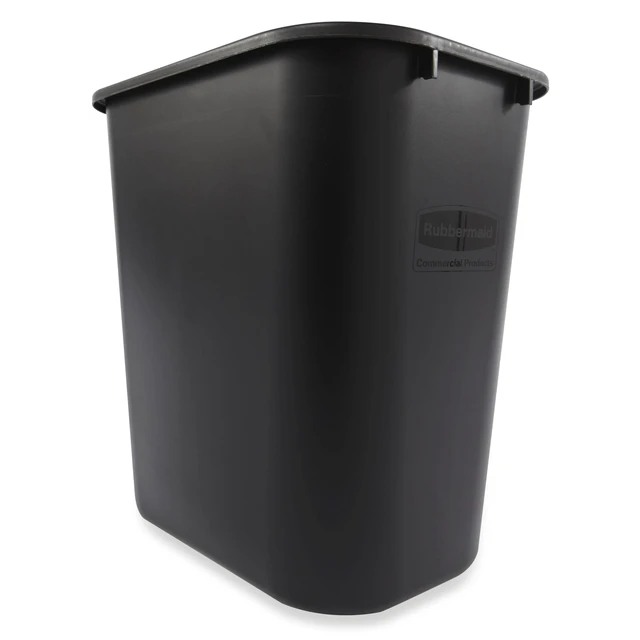 Alt view image 4 of 6 - Rubbermaid Commercial 28-Quart Black Wastebasket