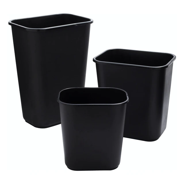 Alt view image 3 of 6 - Rubbermaid Commercial 28-Quart Black Wastebasket