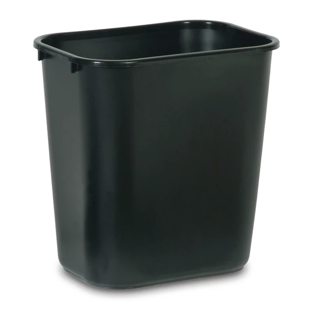 Alt view image 5 of 6 - Rubbermaid Commercial 28-Quart Black Wastebasket
