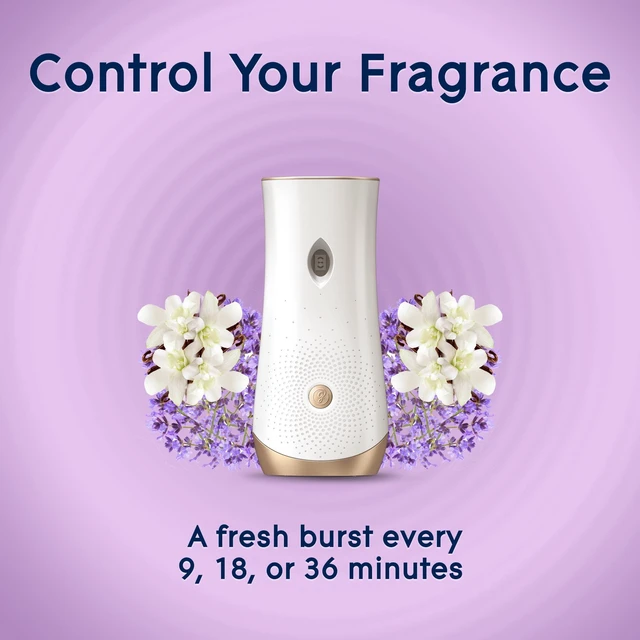 Alt view image 5 of 5 - Glade Automatic Spray Refills, 6.2 oz, 2 Count, Lavender & Vanilla, Infused With Essential Oils