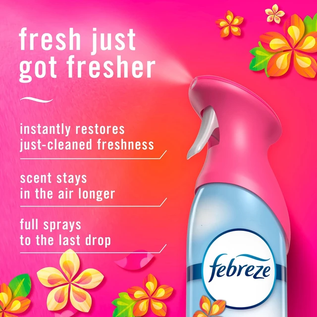 Alt view image 3 of 5 - Febreze Air Mist Air Freshener Spray, Gain Island Fresh, 8.1oz, 2 Count