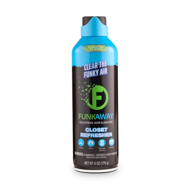 Alt view image 4 of 6 - FunkAway AeroSpray Air Deodorizer Closet Refresher, Fresh Scent, 6 oz, 3 Pack