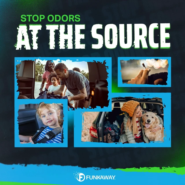 Alt view image 5 of 6 - FunkAway Odor Eliminator Air Freshener & Deodorizer Aerosol Spray for Cars and Homes 8 oz.