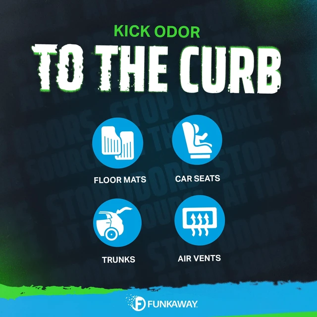 Alt view image 3 of 6 - FunkAway Odor Eliminator Air Freshener & Deodorizer Aerosol Spray for Cars and Homes 8 oz.