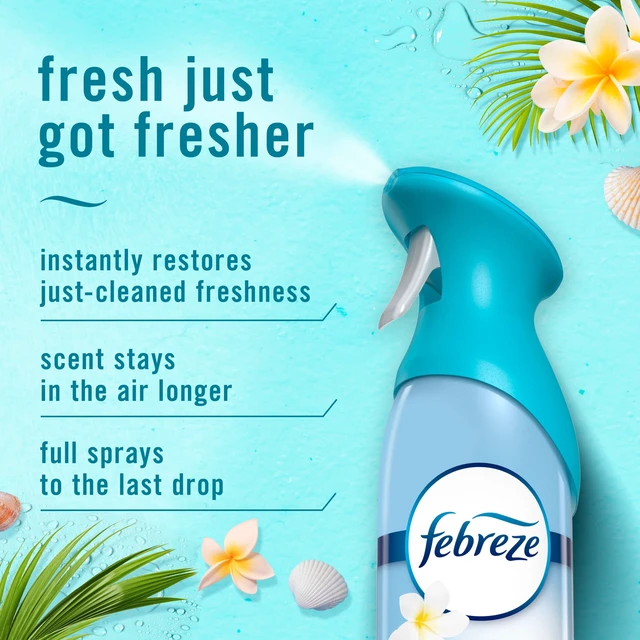Alt view image 3 of 5 - Febreze Air Mist Air Freshener Spray Bora Bora Waters 8.1oz 2ct