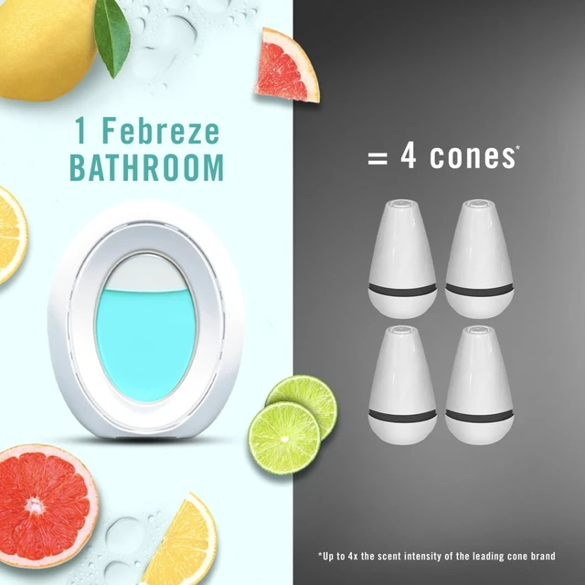 Alt view image 3 of 6 - Febreze BATH Air Freshener Kitchen Odor Fighter Scent, 2 Count