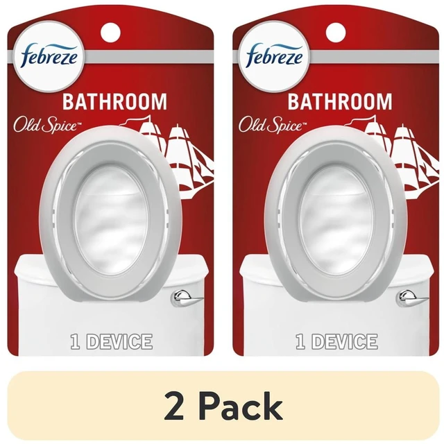 Main image of Febreze BATH Air Freshener (2 Pack) Odor-Fighting, Old Spice Scent