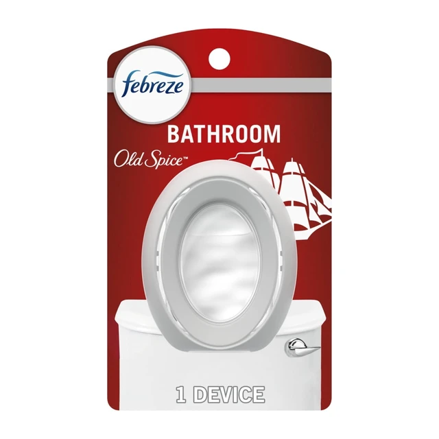 Alt view image 5 of 6 - Febreze BATH Air Freshener (2 Pack) Odor-Fighting, Old Spice Scent