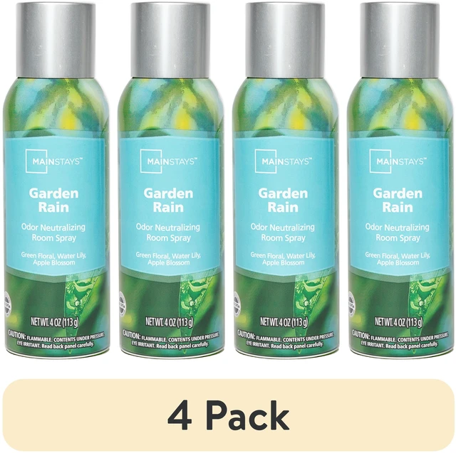 Main image of Mainstays Odor Neutralizing Room Spray, Garden Rain, 4oz (4 Pack)