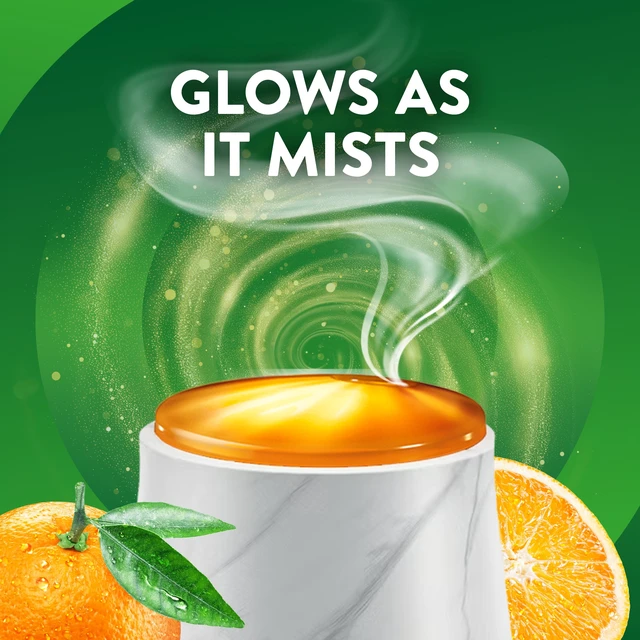 Alt view image 4 of 6 - Air Wick Essential Mist Vibrant Scented Oil Cordless Oil Diffuser Kit, Sparkling Mandarin & Clementine, 2 Piece