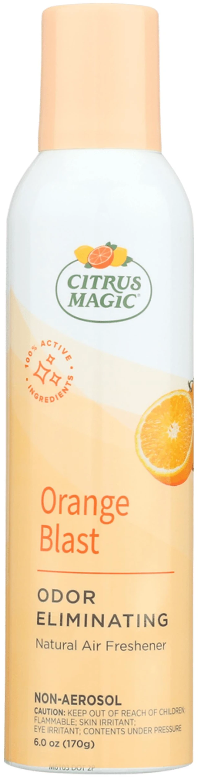 Main image of Citrus Magic Orange Blast Odor Eliminating Air Freshener and Room Spray, 6Ounce