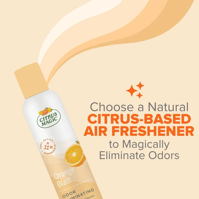 Alt view image 3 of 5 - Citrus Magic Orange Blast Odor Eliminating Air Freshener and Room Spray, 6Ounce