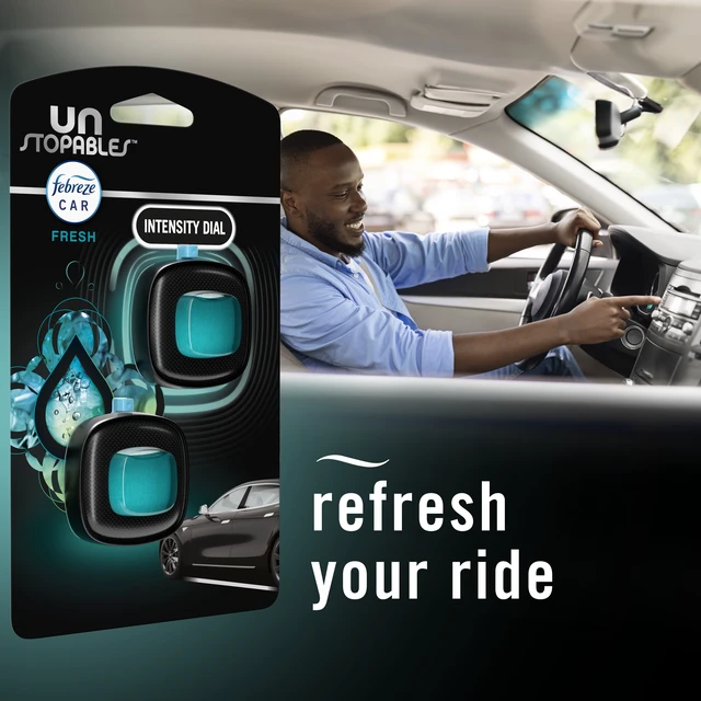 Alt view image 2 of 6 - Febreze Unstopables Fresh Car Vent Clip, 3 Count