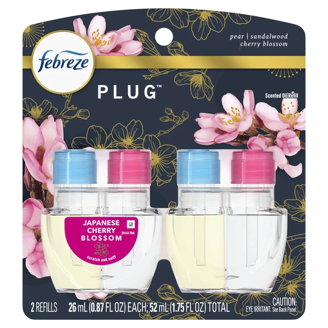 Alt view image 3 of 4 - Febreze 2 Count Plug-In Air Freshener Odor-Fighting Scented Oil Warmer