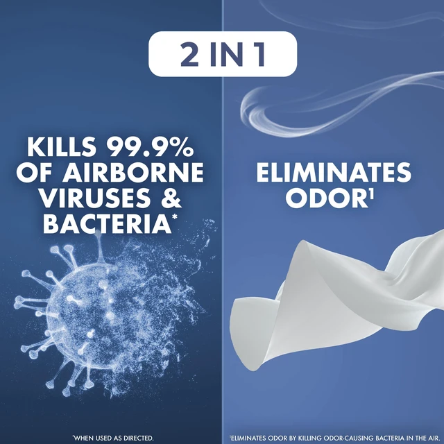 Alt view image 6 of 6 - Lysol Air Sanitizer Spray Bacterial Odor Elimination Air Freshener Alternative White Linen Scent 10oz