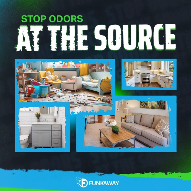 Alt view image 5 of 6 - FunkAway Air Freshener Odor-Eliminating Room Spray, Fresh Hotel Collection Scent, 6oz
