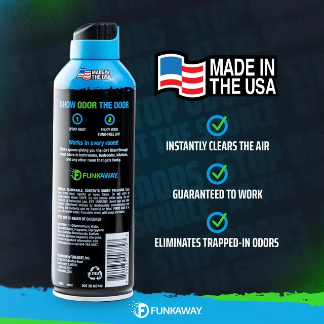 Alt view image 3 of 6 - FunkAway Air Freshener Odor-Eliminating Room Spray, Fresh Hotel Collection Scent, 6oz