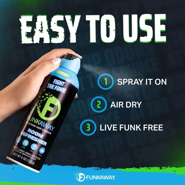 Alt view image 6 of 6 - FunkAway Air Freshener Odor-Eliminating Room Spray, Fresh Hotel Collection Scent, 6oz