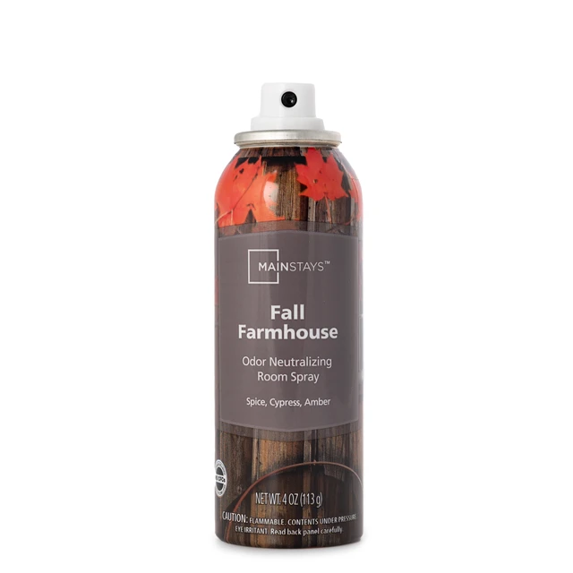 Alt view image 4 of 6 - Mainstays Fall Farmhouse Odor Neutralizing Room Spray Air Freshener, 2 Pack, 4oz