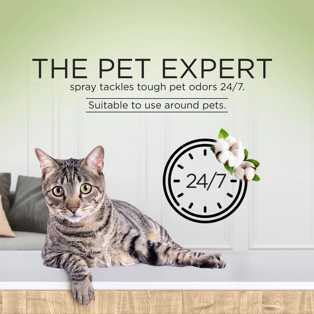 Alt view image 6 of 6 - Air Wick Automatic Spray Pet Expert 2ct Fresh New Day Fresh Cotton Air Freshener Essential Oils