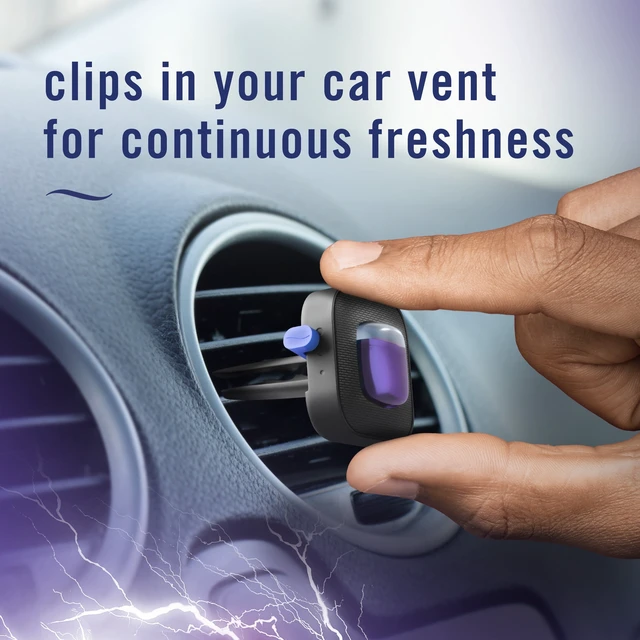 Alt view image 4 of 6 - Febreze Auto Car Vent Clip Air Freshener, Midnight Storm Scent, 2 Count