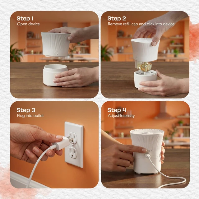 Alt view image 5 of 5 - Glade Scent Flow PlugIns Air Freshener Starter Kit, Hawaiian Breeze, 1 Device + 1 Refill, 0.67 fl oz