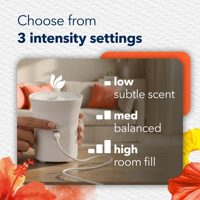 Alt view image 3 of 5 - Glade Scent Flow PlugIns Air Freshener Starter Kit, Hawaiian Breeze, 1 Device + 1 Refill, 0.67 fl oz