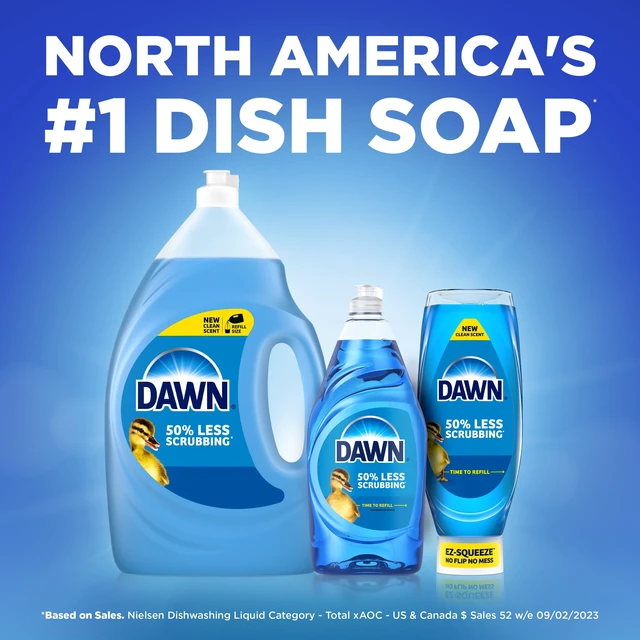 Alt view image 4 of 6 - Dawn Ultra Original Dish Soap Liquid, Grease Removal, 4x24oz Bundle