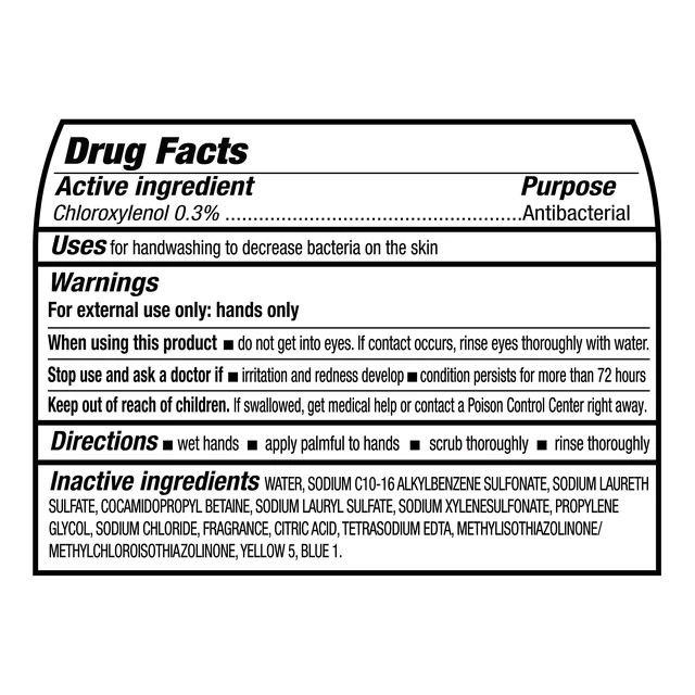 Alt view image 2 of 6 - Great Value Ultra Antibacterial Dish Liquid, Crisp Apple, 28fl oz (6-Pack)