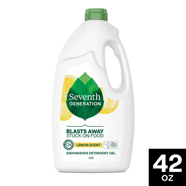 Alt view image 3 of 6 - Seventh Generation Dishwasher Detergent Gel, Lemon Scent, 42 fl oz (2 Pack)