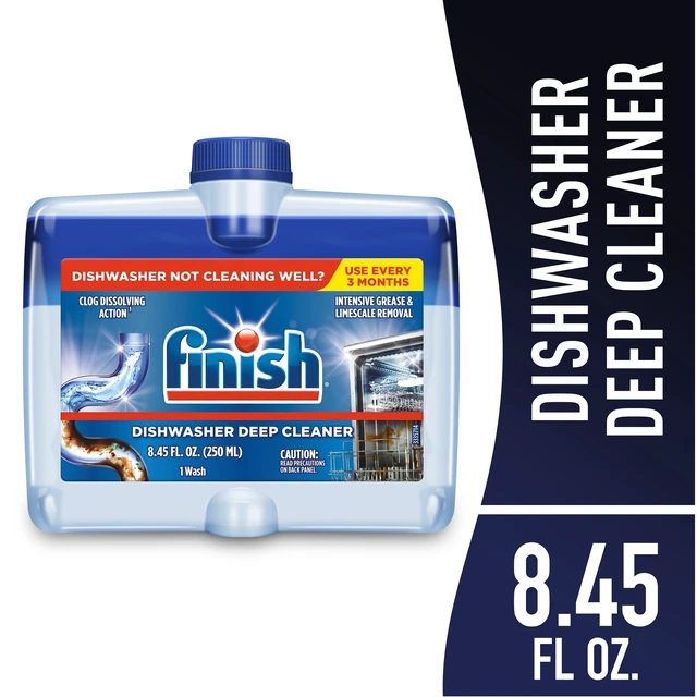 Alt view image 3 of 5 - Finish Dual Action Dishwasher Cleaner, 4 Pack - Fight Grease and Limescale