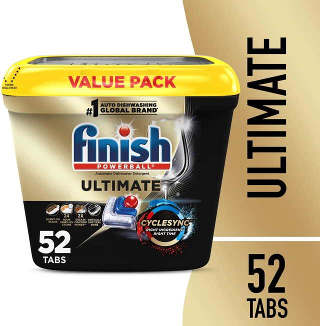 Main image of Finish Ultimate Dishwasher Detergent Pods 52Count