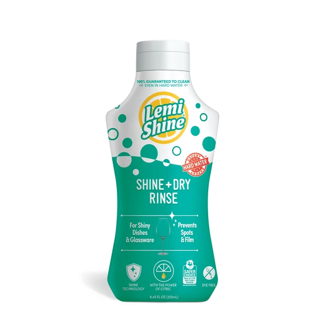 Alt view image 4 of 5 - Lemi Shine Shine + Dry Dishwasher Rinse Aid, 5 Pack, 8.45 oz Each