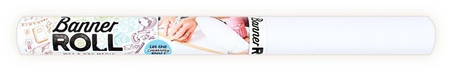 Main image of ArtSkills Banner Paper Roll, 24" x 75 ft, White Drawing & Craft Paper for Kids, Classrooms, Projects