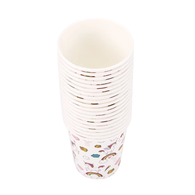 Alt view image 5 of 5 - Glad Kids Unicorns Paper Cups, 9oz, 20ct, 4 Pack