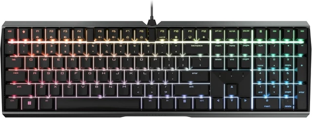 Alt view image 8 of 14 - Cherry MX 3.0S, Wired Mechanical Gaming Keyboard, Robust Aluminum Housing, RGB-Lighting, Full Key Rollover, Anti Ghosting, MX Brown Switches, Black