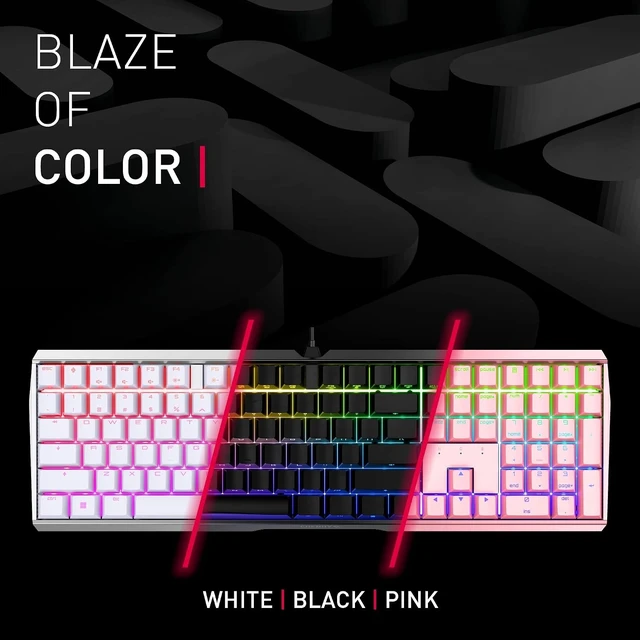 Alt view image 13 of 14 - Cherry MX 3.0S, Wired Mechanical Gaming Keyboard, Robust Aluminum Housing, RGB-Lighting, Full Key Rollover, Anti Ghosting, MX Brown Switches, Black