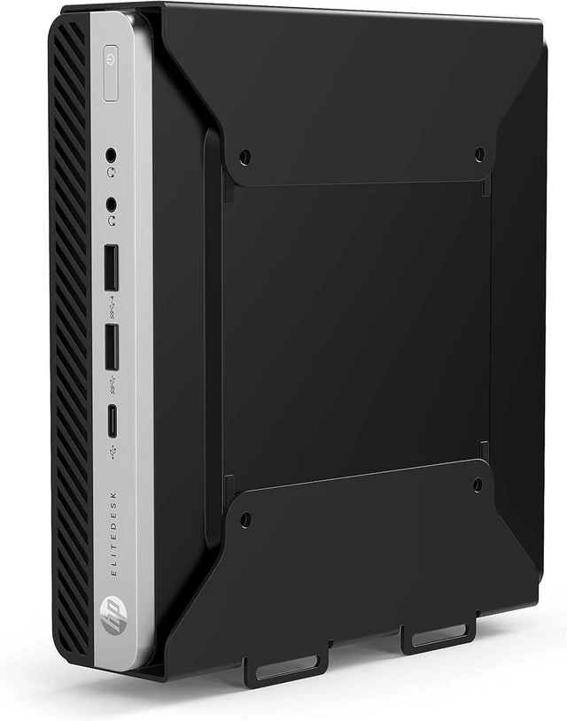 Alt view image 8 of 14 - HumanCentric VESA Mount Compatible with HP Desktop Mini, HP ProDesk Mini, HP EliteDesk Mini, Replaces Dual VESA Sleeve for Mini Desktops v3, Mount on an Arm, Under Desk or Wall, 75x75mm, 100x100mm