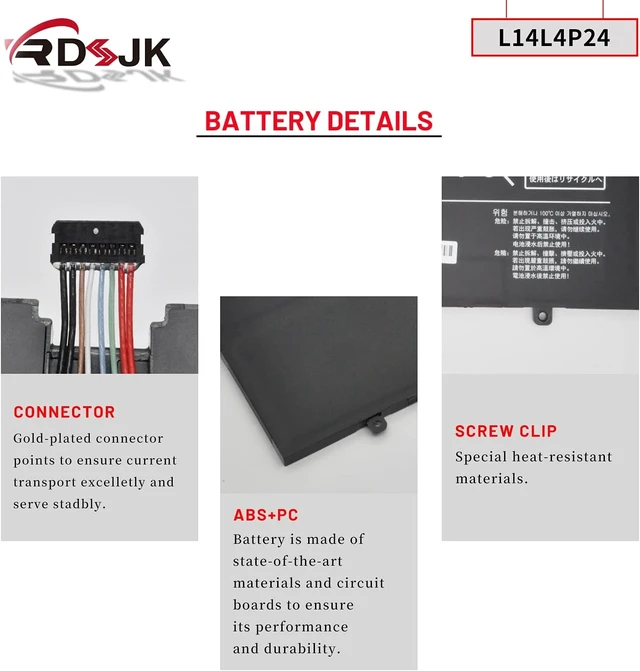 Alt view image 12 of 14 - L14L4P24 L14M4P24 Laptop Battery for Lenovo Yoga 900 900-13ISK 900-131SK 900-13ISK2 900-IFI 900-ISE Yoga 3 Pro 4Pro 4 Pro 900 900-13ISK 80MK 80SD 900-13ISK2 80UE Series 5B10H43261 5B10H55224 7.5V 66Wh