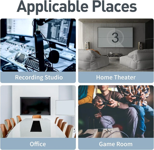 Alt view image 14 of 14 - Sound Proof Foam Panels - 12 x 12 x 2 Inches 36 Pack Wedges Acoustic Foam Panels Sound Proofing Padding for Walls and Ceiling High Density Foam Studio Foam (Black)
