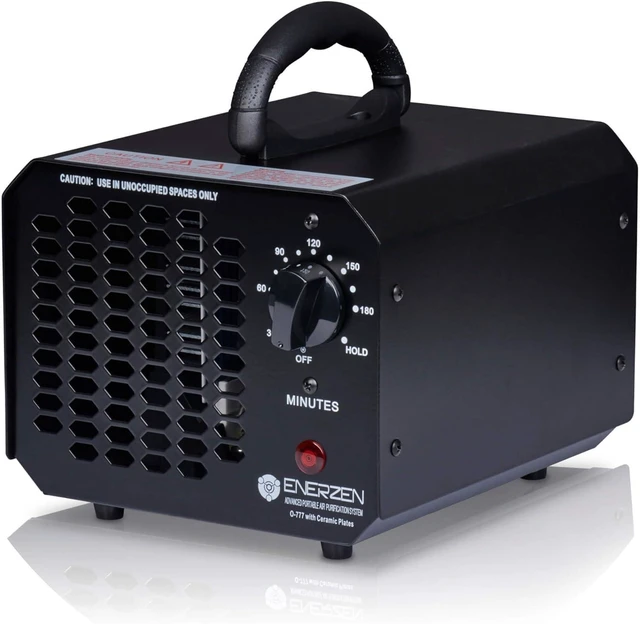 Alt view image 8 of 14 - Enerzen Ozone Generator 60,000mg Industrial O3 Air Purifier Deodorizer (60,000mg - Black)
