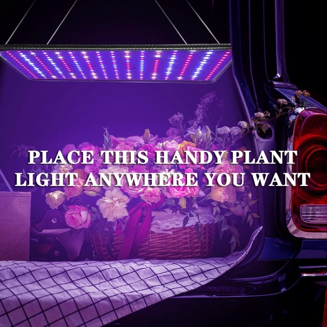 Alt view image 10 of 12 - Grow Light for Indoor Plants - SERWING 200W LED Grow Light Full Spectrum, Plant Growing Lamp for Indoor Cultivation, Greenhouse, Grow Tent, Hydroponics (Full Spectrum)