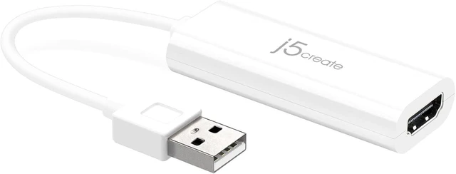 Alt view image 5 of 8 - j5create USB to HDMI Display Adapter- USB to HDMI 1080P Cable Converter Adapter for Windows