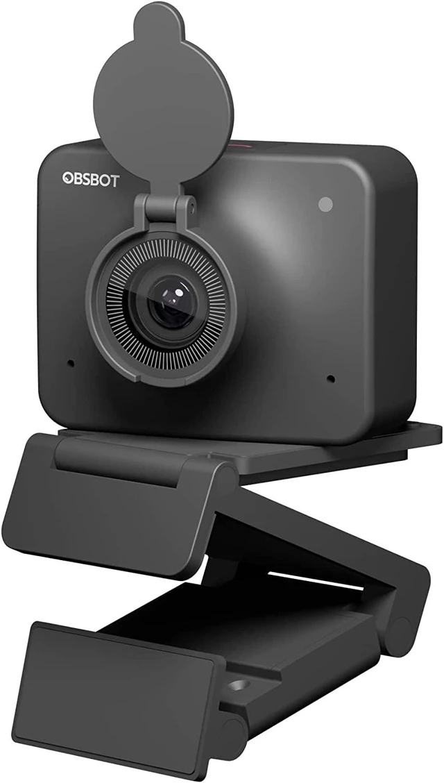 Alt view image 8 of 14 - OBSBOT Meet 1080P 60FPS Webcam, Full HD Auto-Focus & AI-Powered Framing Computer Camera, Background Replacement, HDR, Adjustable FOV, Webcam for Conferencing, Video Calling, Live Sreaming, PC, Laptop