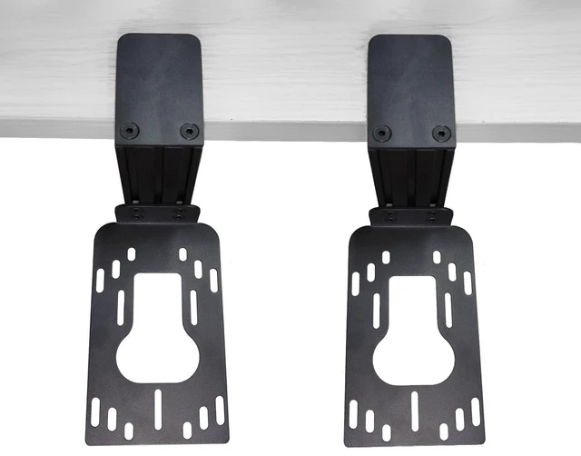 Alt view image 8 of 12 - 2 Set Hotas Desk Mount for Flight Simulator Controls - Compatible with Thrustmaster Sol R2/R1, Hotas 4/X/One/Stick X/T-16000M Flight Throttle and Joystick Hotas Flight Sim Controller Holder